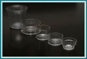 High Quality Plastic Candle Containers
