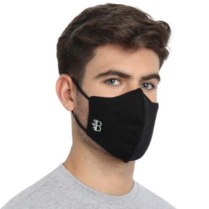Bamboo Fabric Unisex Face Mask | 5 Layer filtration | Pack of 2