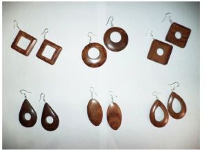 Wood Earring Set