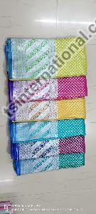 One Border Weaved Banarasi Silk Fabric