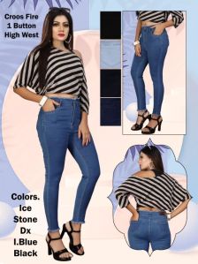 Girls Ankle Length Jeans at Rs 370/piece, Women Jeans in Ulhasnagar