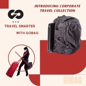 Black Corporate Travel Backpack