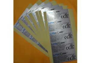 PRE PRINTED POLYESTER LABELS