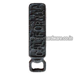 Cast Iron Matte Black Bottle Opener