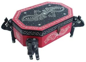 Wooden Painted Decorative Box