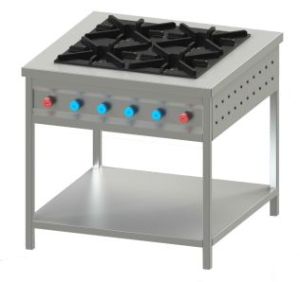 4 Burner Indian Cooking Range