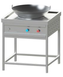 Stainless Steel Kadai Gas Burner Range