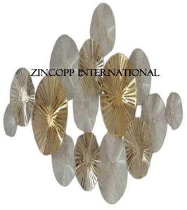 Zincopp 400-800 Gm Flower Metal Wall Art, Specialities : Scratch Proof, Durable