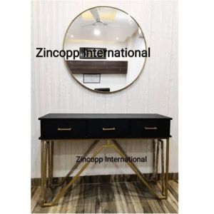 The Home Dekor 3 Drawer Console Table