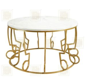 zincopp 30 inch round centre table