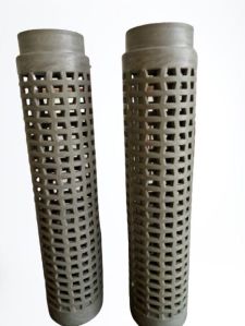 Plastic Perforated Dyeing Tube 280/285 mm - Polished Grey