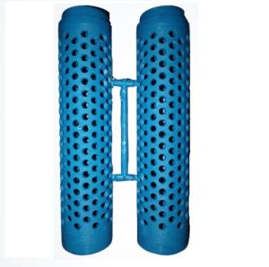 Plastic Perforated Tube 280 mm - Blue
