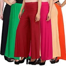 Ladies Plain Palazzo Pants