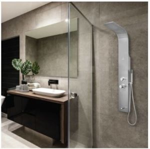 Jaq Brushed Stainless Steel Shower Panels