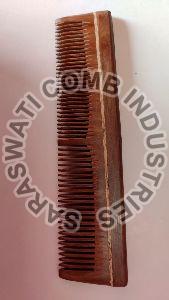 8 Inch Sheesham Wood Handmade Ruby Comb
