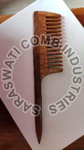 NW-017 Handmade Neem Wood Tail Comb