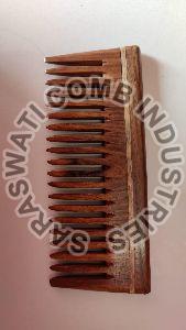 SW-09 (M) Sheesham Wood Handmade 6" Shampoo Comb