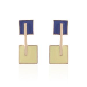 Enamel Brass Earrings (AB-EE2)