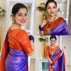 Litchi Silk Saree