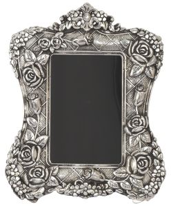 Antique Silver Plated Photo Frame