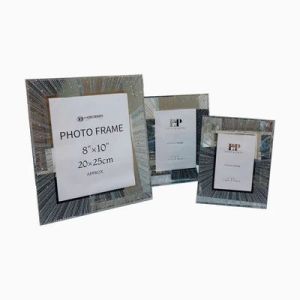 Black Silver Plated Photo Frame