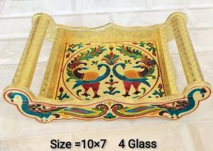 Meenakari Serving Tray