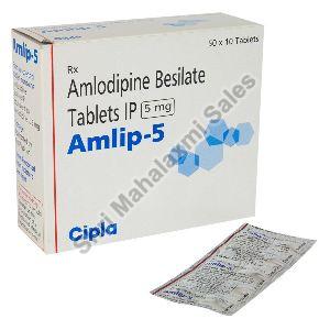 Amlip 5 Tablet  (Amlodipine)