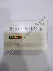 Zitate 50 Mg (Zinc Acetate) Tablet