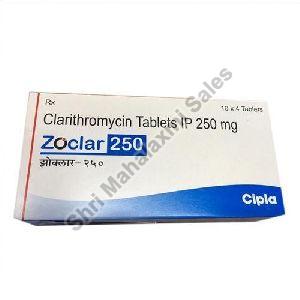 Zoclar Clarithromycin (250mg) Tablet