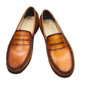 Pure Leather Loafer Shoes