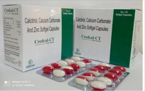 Calcitriol, Calcium Carbonate and Zinc Softgel Capsules