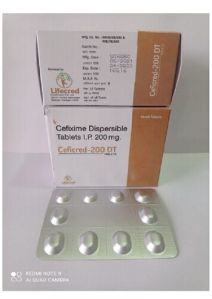 Cefixime Dispersible 200mg Tablets