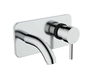 Flora Signature Wall Mounted Single Lever Basin Mixer