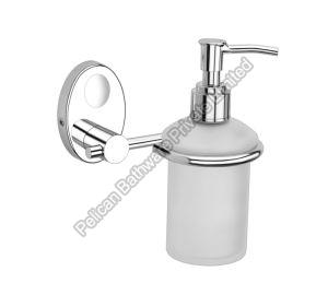 Stainless Steel Stand and Glass Liquid Soap Dispenser