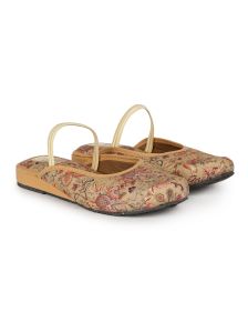 The Desi Dulhan Women Multi Ethnic Synthetic Flat Mules with PVC Sole