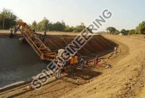 Canal Slope Paver Machine
