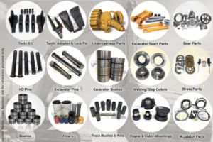 STC High Quality Excavator,Backhoe,Rockbreaker & Allied machinery Spares
