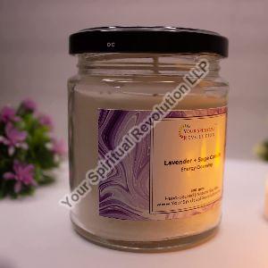 Your Spiritual Revolution Lavender &amp;amp; Sage Candle Relaxing Positive Energy