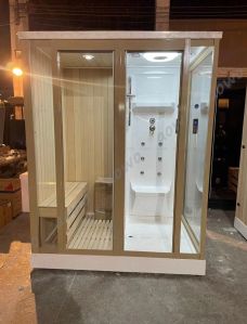 Steam sauna bath cubical