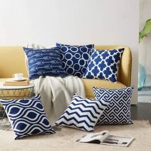 16X16 Inches Cotton Cushion Cover Set
