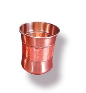 Copper curved glass