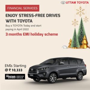 Get UNMATCHED Style of New Innova Crysta By Uttam Toyota at Best Prices