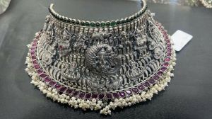 Filigree Silver Necklace Set