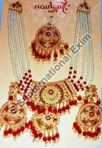 traditional antique gold plated necklace