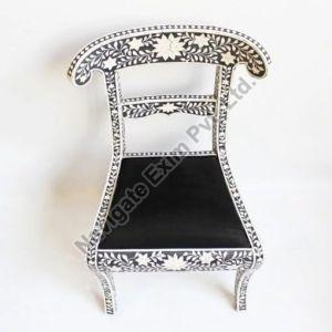 Floral Bone Inlay Chair