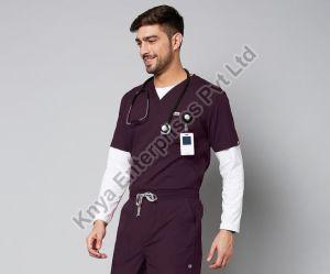 Knya Active Mens  5-Pocket Scrub Suit