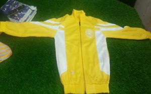 Yellow & White School Track Jacket