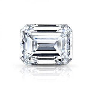 Certified CVD Lab Grown Real Diamond Solitaire Emerald Cut 1ct D E F G H I VVS VS SI