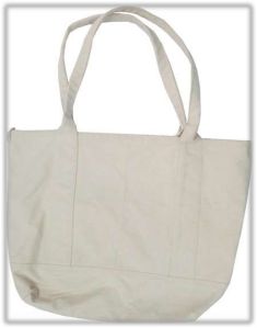 Plain Canvas Shopping Bag
