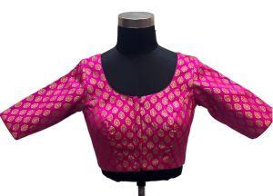 Pink Boknet Half Sleeve Blouse